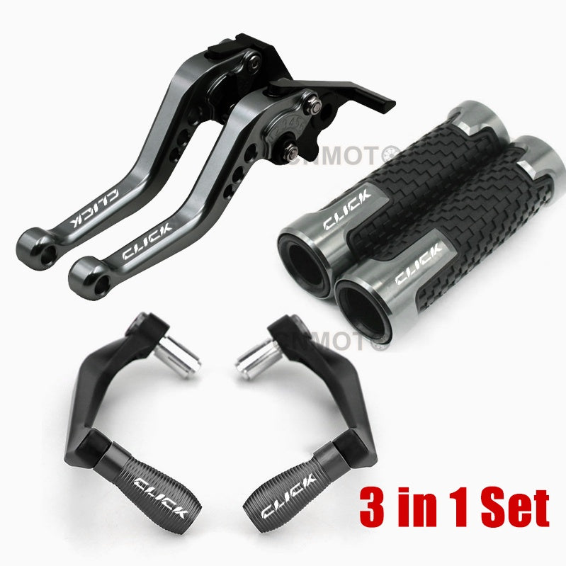 For HONDA Click 125 Click 150 V1 V2/ Game Changer Modified 6-stage Adjustable Brake Clutch Lever Handlebar Guard Set