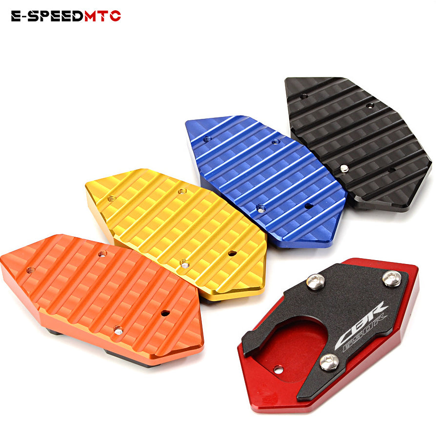 For HONDA CBR650R CB650R 2019-2020 Modified Side Stand Enlarger Plate Kickstand Enlarge Extension Motorcycle CNC Aluminum Alloy CBR 650R CB 650R