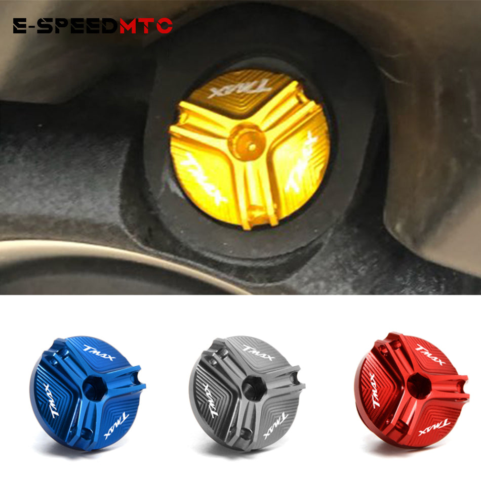 For YAMAHA TMAX 500 530/ DX/ SX TMAX 560 Motorcycle Accessories Engine Oil Tank Drain Plug Sump Nut Cup Cover Oil Cap TMAX500 TMAX530 TMAX560