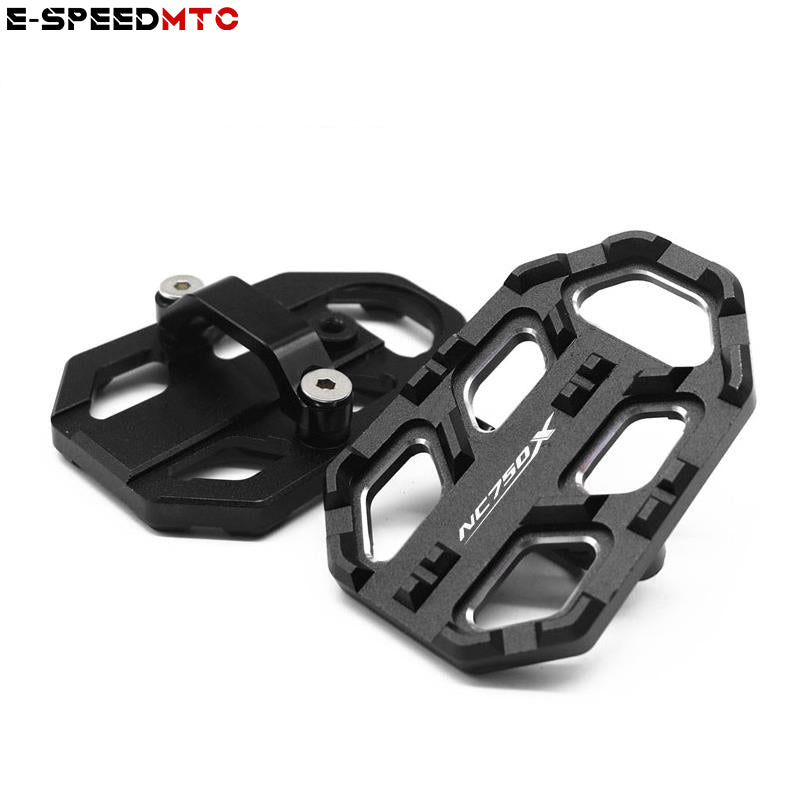 For HONDA NC750X NC750S NC700X NC700S Motorcycle Billet Wide Foot Pegs CNC Aluminum Pedals Rest Footpeg Accessories
