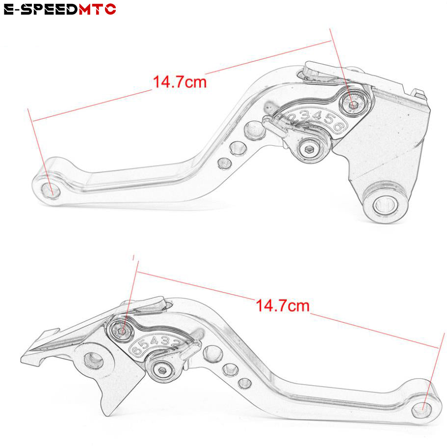 For HONDA CB650F 2014-2021 Modified High-Quality CNC Aluminum alloy 6-stage Adjustable Brake Lever Clutch Lever CB 650F Accessories