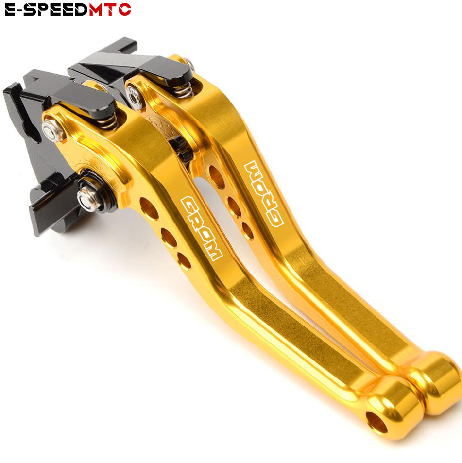 For HONDA GROM 2014-2021 Modified High-Quality CNC Aluminum alloy 6-stage Adjustable Brake Lever Clutch Lever Accessories