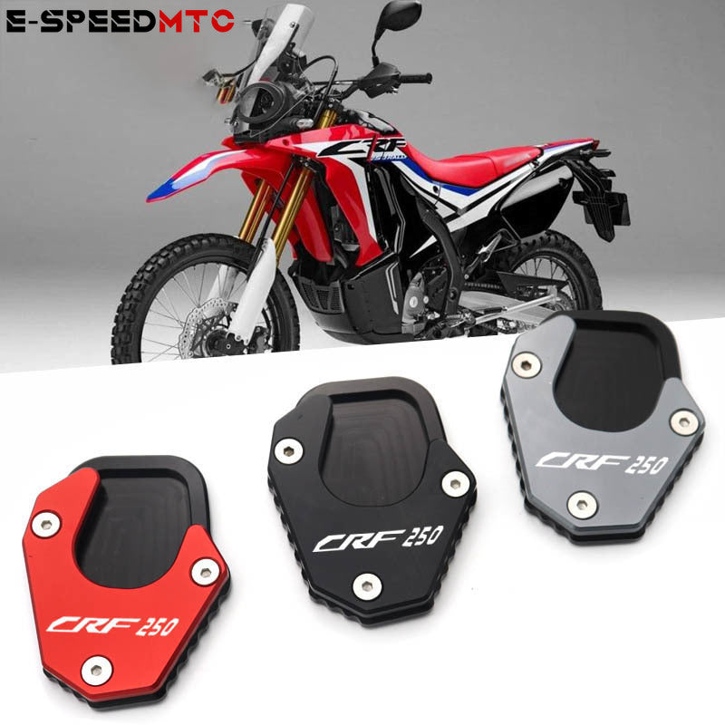 For HONDA CRF250L Rally 2017-2021 Modified Side Stand Enlarger Plate Kickstand Enlarge Extension Motorcycle CRF 250L Accessories