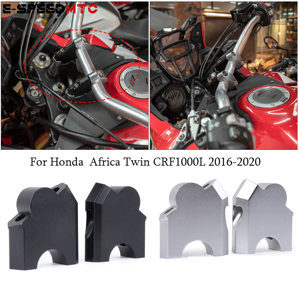 For HONDA Africa Twin CRF1000L 2016-2021 Motorcycle Handle Bar Riser Clamp Raised Extend Handlebar Mount Riser Kit Adapter